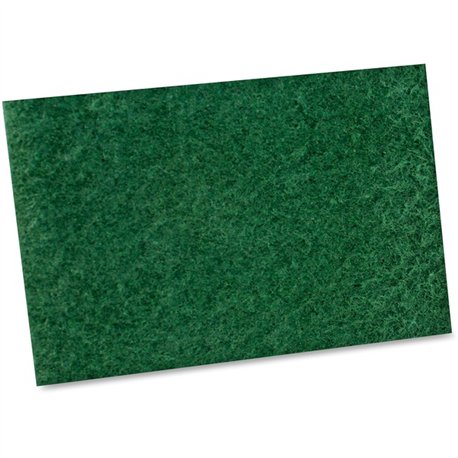Impact General Purpose Scouring Pad - 0.6" Height x 6" Width x 9" Length - 10/Bag - Green