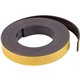 MasterVision 1/2"x7' Adhesive Magnetic Roll Tape - 7 ft Length x 0.50" Width - For Picture, Business Card, Document, Labeling - 