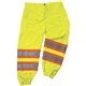 GloWear 8911 Class E Two-Tone Pants - Small/Medium Size - Lime - Polyester Mesh