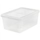 IRIS 17-quart Storage Box - External Dimensions: 17.5" Length x 12" Width x 17.5" Depth x 7" Height - 4.25 gal - Snap-in Lid Clo