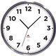 Alba Wall Clock - Analog - Quartz - Silver - Contemporary Style