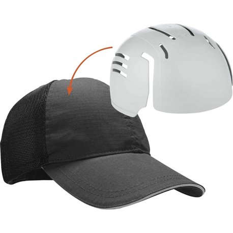 Skullerz Standard Baseball Cap with Insert - Recommended for: Head, Baggage Handling, Manufacturing, Maintenance, Warehouse, Dis