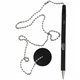 Integra Antimicrobial Rubber Barrel Counter Pen - Black - Rubber Barrel - 1 Each