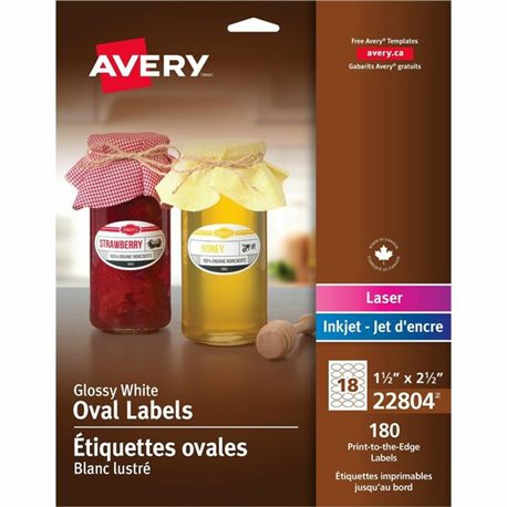 Avery Matte Clear Shipping Labels, Sure Feed Technology, Laser, 3-1/3" x 4" , 300 Labels (5664) - Avery Clear Shipping Labels, S