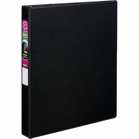 Avery Durable Binder - DuraHinge - 1" Binder Capacity - Letter - 8 1/2" x 11" Sheet Size - 220 Sheet Capacity - 3 x Slant D-Ring