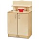Rainbow Accents - Culinary Creations Play Kitchen Cupboard - 1 Each - Woodgrain, Chrome - Wood