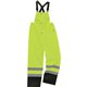 GloWear 8918BK Class E Bottom Rain Bibs - Bib Overall - Medium - Lime - 300D Oxford Polyester, Polyurethane