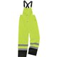 GloWear 8918BK Class E Bottom Rain Bibs - Bib Overall - 5XL - Lime - 300D Oxford Polyester, Polyurethane