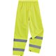 GloWear 8916 Lightweight Hi-Vis Rain Pants - Class E - For Rain Protection - Small (S) Size - Lime - Polyurethane, 150D Oxford P