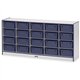 Jonti-Craft Rainbow Accents Cubbie Mobile Storage - 20 Compartment(s) - 29.5" Height x 24.5" Width x 15" DepthFloor - Durable, L