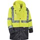 GloWear 8386 Type R Class 3 Outer Shell Jacket - 2-Xtra Large Size - Rain, Dirt Protection - Zipper Closure - Polyurethane, Poly