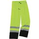 GloWear 8915BK Class E Bottom Rain Pants - For Rain Protection - Small (S) Size - Lime - 300D Oxford Polyester, Polyurethane, Po