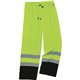 GloWear 8915BK Class E Bottom Rain Pants - For Rain Protection - Medium (M) Size - Lime - 300D Oxford Polyester, Polyurethane, P