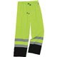 GloWear 8915BK Class E Bottom Rain Pants - For Rain Protection - 3-Xtra Large Size - Lime - 300D Oxford Polyester, Polyurethane,