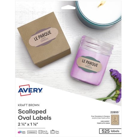 Avery Sure Feed Tent Cards - 79 Brightness - 2" x 3 1/2" - 160 / Pack - FSC Mix - Heavyweight, Durable, Repositionable, Rounded 