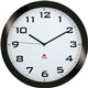 Alba Wall Clock - Analog - Quartz - Black