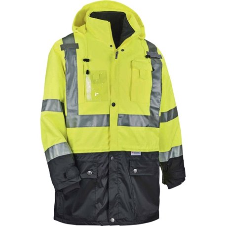 GloWear 8388 Type R Class 3/2 Thermal Jacket Kit - 4-Xtra Large Size - Dirt Protection - Zipper Closure - Polyurethane, 300D Oxf