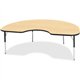 Jonti-Craft Berries Elementary Height Color Top Kidney Table - For - Table TopLaminated Kidney-shaped, Maple Top - Four Leg Base