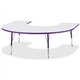 Jonti-Craft Berries Prism Horseshoe Student Table - For - Table TopLaminated Horseshoe-shaped, Purple Top - Four Leg Base - 4 Le