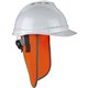 GloWear 8006 Hi-Vis Neck Shade - 14.5" Width x 1" Height x 10" Length - 6 / Carton - Orange - Polyester, Fabric