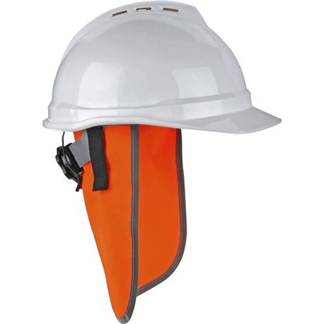 GloWear 8006 Hi-Vis Neck Shade - 14.5" Width x 1" Height x 10" Length - 6 / Carton - Orange - Polyester, Fabric