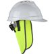 GloWear 8006 Hi-Vis Neck Shade - 14.5" Width x 1" Height x 10" Length - 6 / Carton - Lime - Polyester, Fabric