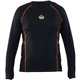 N-Ferno 6435 Thermal Base Layer Long Sleeve Shirt - 2XL Size - Fabric - Black