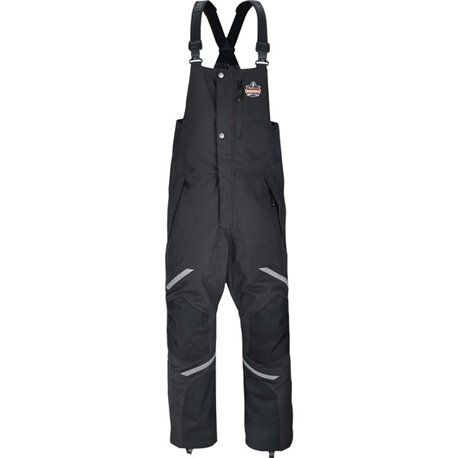 N-Ferno 6471 Thermal Bibs - Bib Overall - Small - Black - 1600D Nylon, 500D Nylon