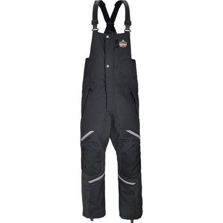 N-Ferno 6471 Thermal Bibs - Bib Overall - XX-Large - Black - 1600D Nylon, 500D Nylon