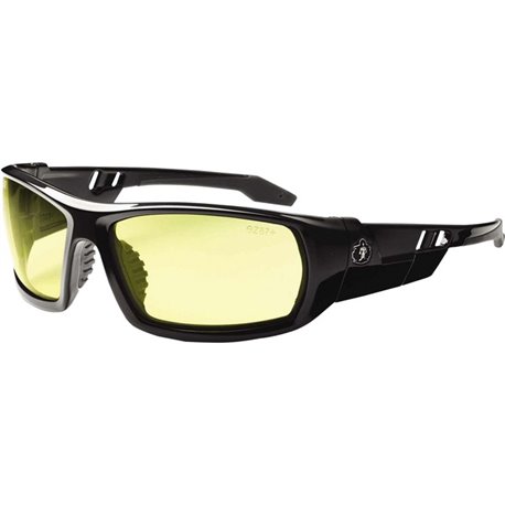 Skullerz Odin Yellow Lens Safety Glasses - Recommended for: Sport, Shooting, Boating, Hunting, Fishing, Skiing, Construction, La