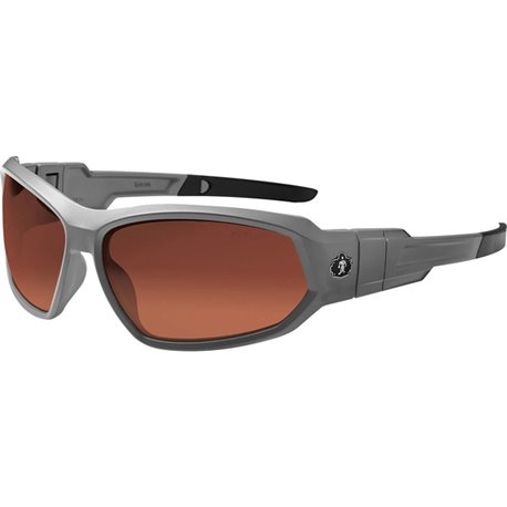 Skullerz Loki PZ Copper Safety Glasses - Matte Gray Frame/Copper Lens