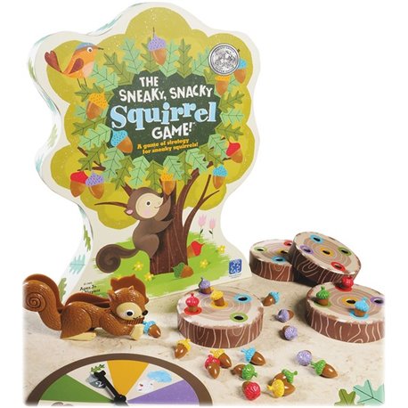 Educational Insights Sneaky Snacky Squirrel Game - Theme/Subject: Animal - Skill Learning: Eye-hand Coordination, Sorting, Match