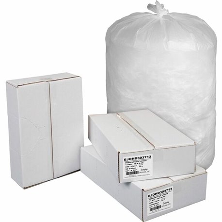 Everyday Genuine Joe High-Density Can Liners - 30 gal Capacity - 30" Width x 36" Length - 0.43 mil (11 Micron) Thickness - High 