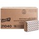 Genuine Joe Multifold Natural Towels - 1 Ply - Multifold - 9.25" x 9.40" - Natural - Paper - 250 Per Pack - 16 / Carton