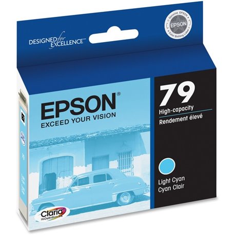 Epson 79 Original Ink Cartridge - Inkjet - Light Cyan - 1 Each