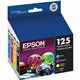 Epson DURABrite 125 Original Ink Cartridge - Inkjet - Black, Cyan, Magenta, Yellow - 4 / Pack