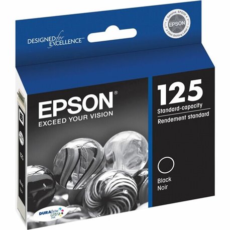 Epson DURABrite T125120 Original Ink Cartridge - Inkjet - 230 Pages - Black - 1 Each