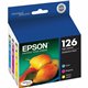 Epson DURABrite No. 126 Original Ink Cartridge - Inkjet - Cyan, Magenta, Yellow - 1 Each