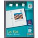 Avery Letter Report Cover - 1/2" Folder Capacity - 8 1/2" x 11" - 50 Sheet Capacity - 3 Fastener(s) - Polypropylene - Clear, Gra