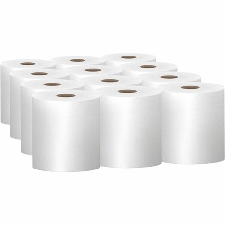 Scott Essential Universal High-Capacity Hard Roll Towels with Absorbency Pockets - 1 Ply - 8" x 1000 ft - 7.87" Roll Diameter - 