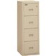 FireKing Insulated Turtle File Cabinet - 4-Drawer - 17.7" x 22.1" x 52.8" - 4 x Drawer(s) for File - Letter, Legal - Fire Resist