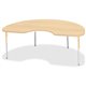 Jonti-Craft Berries Adult Height Maple Top/Edge Kidney Table - For - Table TopLaminated Kidney-shaped, Maple Top - Four Leg Base