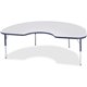 Jonti-Craft Berries Elementary Height Color Edge Kidney Table - For - Table TopLaminated Kidney-shaped, Navy Top - Four Leg Base