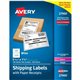 Avery Removable I.D. Laser/Inkjet Labels - 1" Width x 2 5/8" Length - Removable Adhesive - Rectangle - Laser, Inkjet - White - P