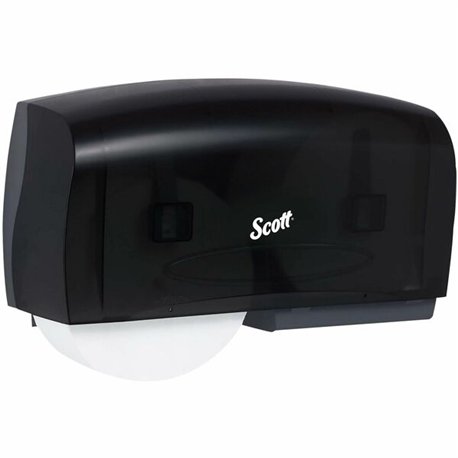 Scott Essential Coreless Jumbo Roll Toilet Paper Dispenser - Coreless Dispenser - 2 x Roll - 11" Height x 20" Width x 6" Depth -