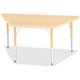 Jonti-Craft Berries Maple Top Elementary Height Trapezoid Table - For - Table TopLaminated Trapezoid, Maple Top - Four Leg Base 