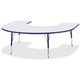 Jonti-Craft Berries Prism Horseshoe Student Table - For - Table TopGray Horseshoe-shaped, Laminated Top - Four Leg Base - 4 Legs