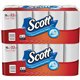 Scott Choose-A-Sheet Paper Towels - Mega Rolls - 1 Ply - 102 Sheets/Roll - White - 15 Rolls Per Pack - 2 / Carton
