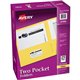 Avery Letter Pocket Folder - 8 1/2" x 11" - 40 Sheet Capacity - 2 Internal Pocket(s) - Paper - Yellow - 0% Recycled - 25 / Box