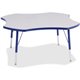 Jonti-Craft Berries Elementary Height Prism Four-Leaf Table - For - Table TopBlue, Laminated Top - Four Leg Base - 4 Legs - Heig